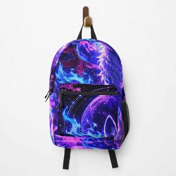 Item preview, Cosmic Fox Spirit | Neon Kitsune Anime Fantasy Art designed and sold by UnknownFrame.