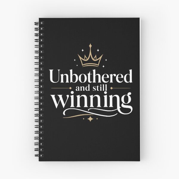 Item preview, Unbothered and still winning. designed and sold by FreshPixelArt.
