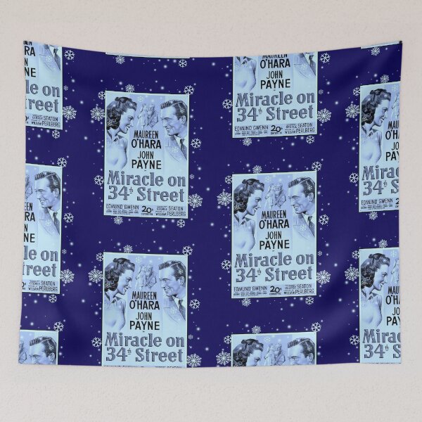 Item preview, Miracle On 34th Street Festive Blue designed and sold by Normbot2000.