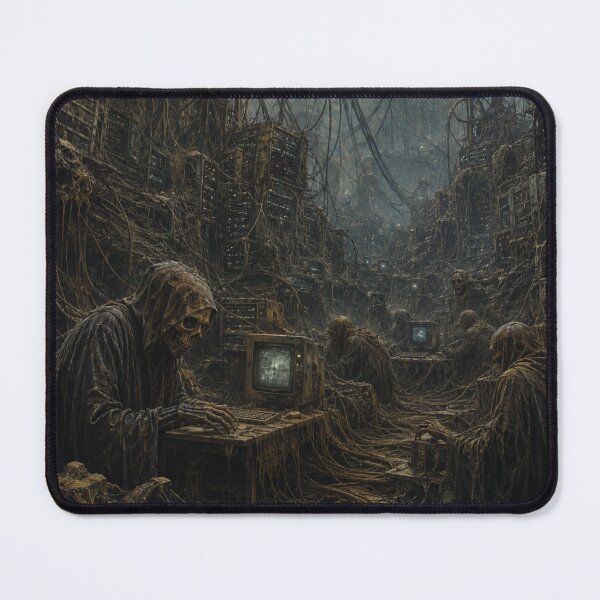 Item preview, The Last IT Civilization | Dark AI Dystopian Cyberpunk Art designed and sold by Mladen Rudonja Studio.