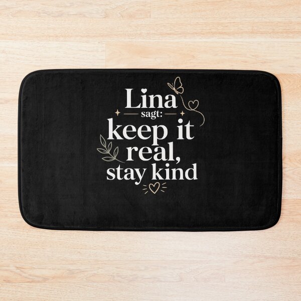 Item preview, Lina says: keep it real, stay kind. designed and sold by FreshPixelArt.