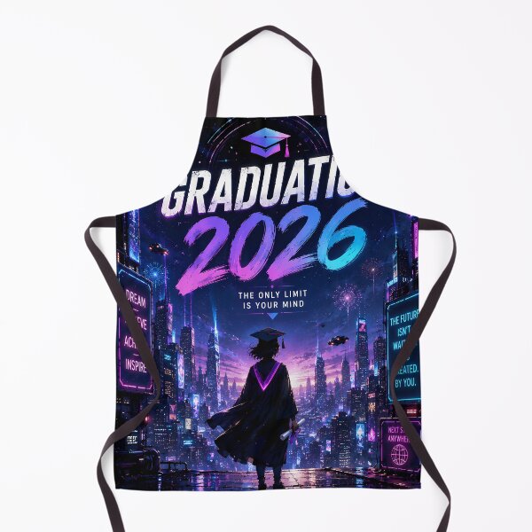 Item preview, Graduation 2026 Neon Future City Design designed and sold by KnitOfShadoF.