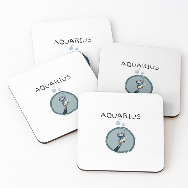 Item preview, Aquarius Astrology Character - Gratitude Longitude designed and sold by GratitudeLongitude.
