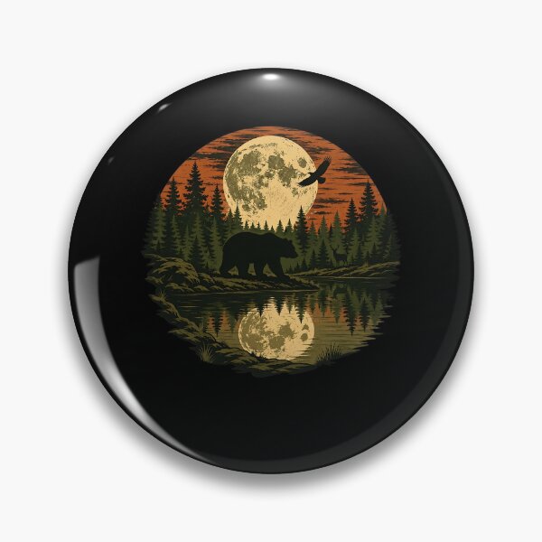 Item preview, Forest Retro Nature Wildlife Outdoor Hiking Vintage designed and sold by clothesy7.