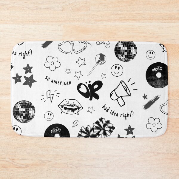 Item preview, Black Doodle Aesthetic – Y2K Heartbreak Minimal Alt Girl Design designed and sold by romelleworks.