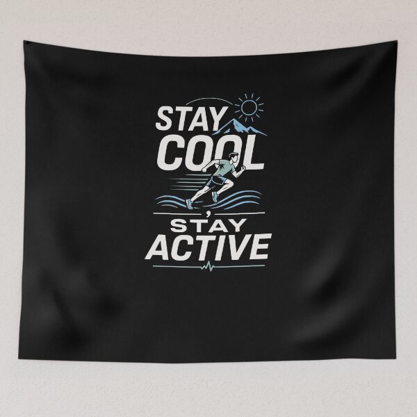 Artikelvorschau, Stay cool, stay active entworfen und verkauft von FreshPixelArt.