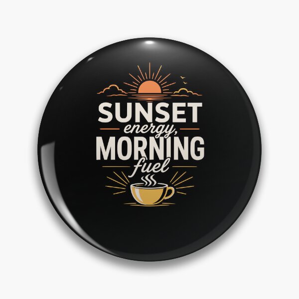 Item preview, Sunset energy, morning fuel designed and sold by FreshPixelArt.