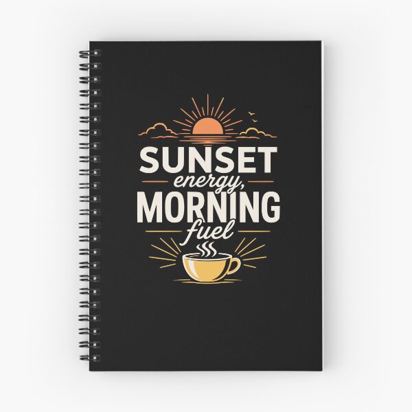Item preview, Sunset energy, morning fuel designed and sold by FreshPixelArt.
