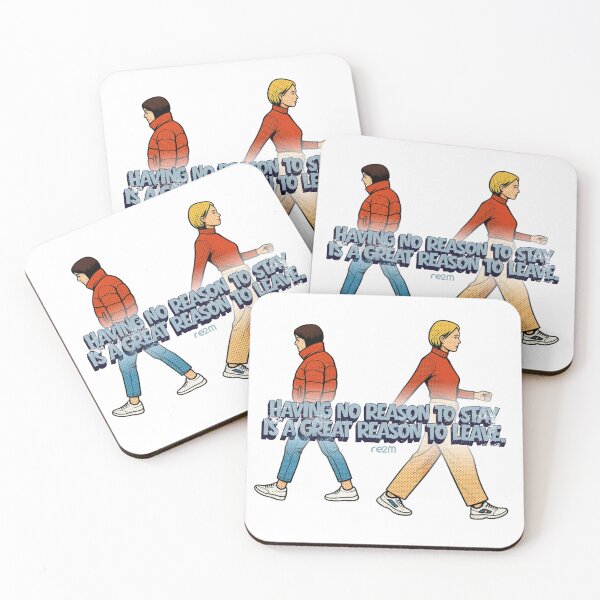 Item preview, Great Reason to Leave: Retro Comic Aesthetic - Empowerment Quote designed and sold by re2m.