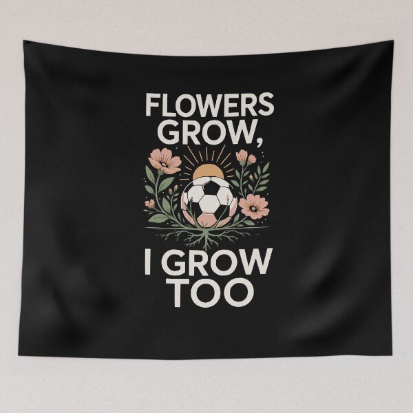 Item preview, Flowers grow, I grow too designed and sold by FreshPixelArt.