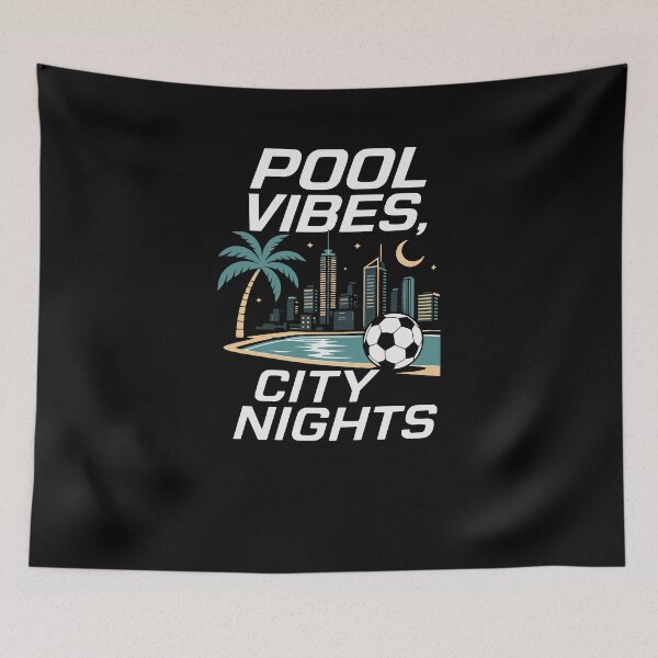 Artikelvorschau, Pool vibes, city nights entworfen und verkauft von FreshPixelArt.
