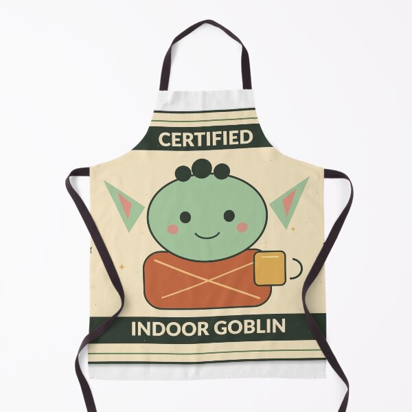 Item preview, Duende de interior certificado – Diseño lindo de humor introvertido designed and sold by Cozy Oddities Studio.