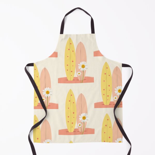 Item preview, Pastel Surf Vibes – Pink & Yellow Surfboards with Daisy designed and sold by PeacefulD-signs.
