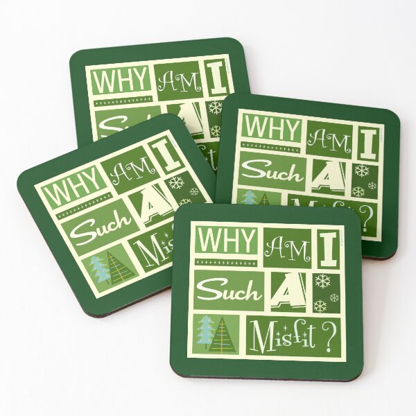 Item preview, Why Am I Such A Misfit Green designed and sold by Normbot2000.