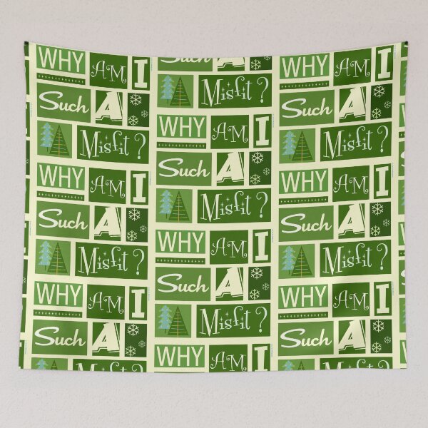 Item preview, Why Am I Such A Misfit Green designed and sold by Normbot2000.