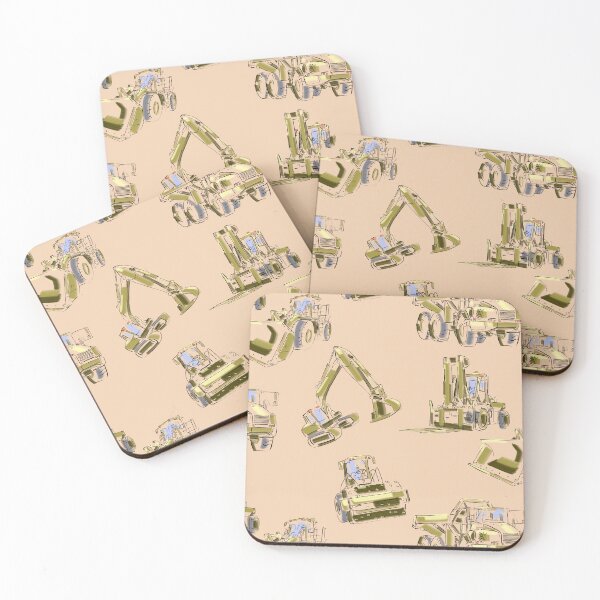Item preview, Construction Vehicle Pattern for Builders and Kids designed and sold by TheTradesStore.