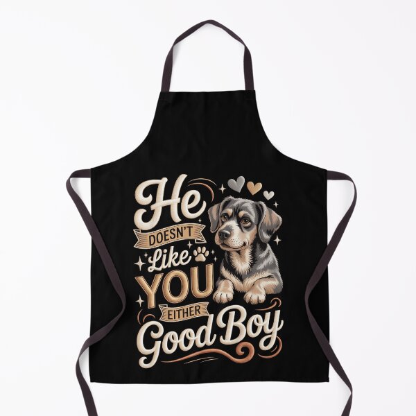 Item preview, He Doesn’t Like You Either Good Boy, Funny Wiener Dog Lover Pet Owner Sarcastic Funny Wiener Dog Mom Dad Lover designed and sold by NewaveBoutique.
