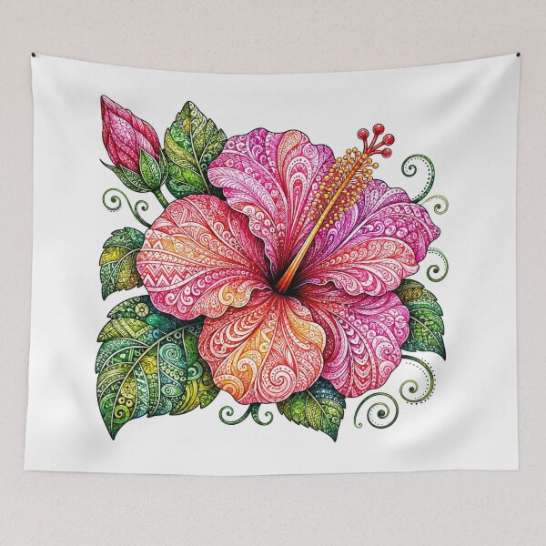 Item preview, Intricate Hibiscus designed and sold by PaintedbyCarol.