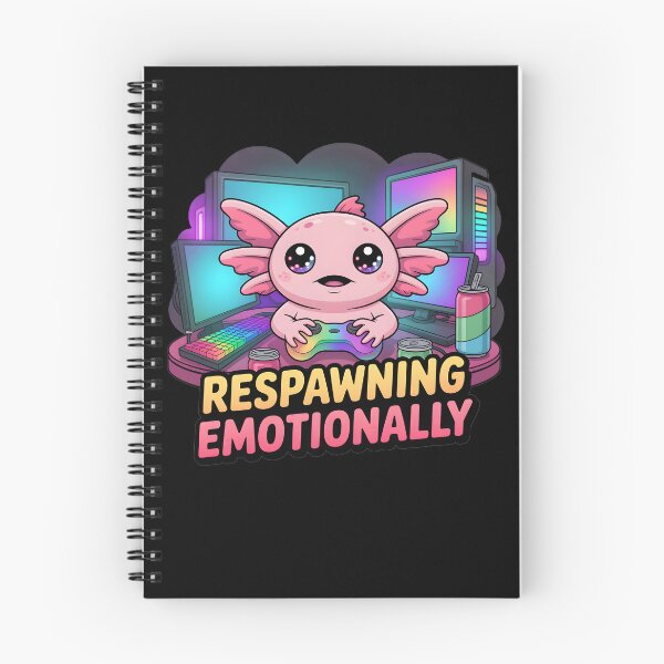Item preview, Axolotl Gamer Respawning Emotionally Cute Animal Gaming Meme designed and sold by Fitswear.