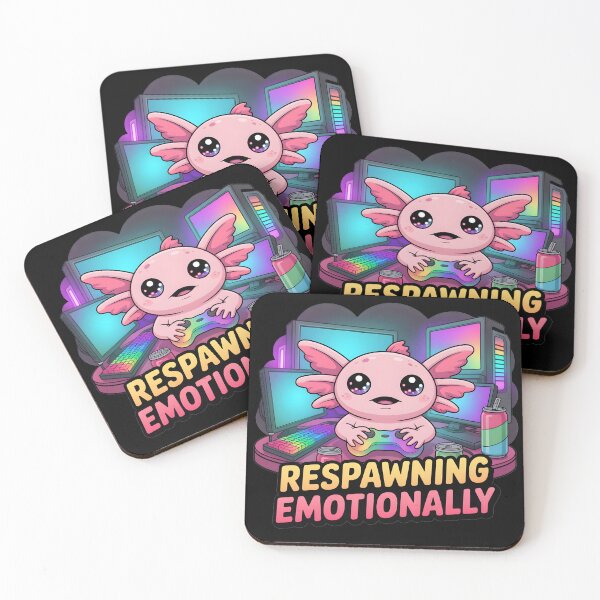 Item preview, Axolotl Gamer Respawning Emotionally Cute Animal Gaming Meme designed and sold by Fitswear.