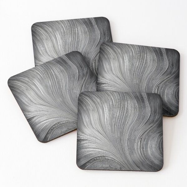 Item preview, Serpentine Monochromatic Abstract Texture designed and sold by Glimmersmith.