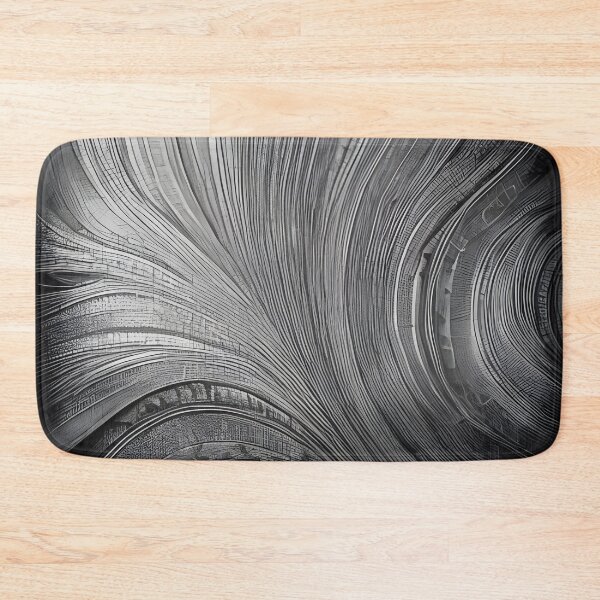Item preview, Serpentine Monochromatic Abstract Texture designed and sold by Glimmersmith.