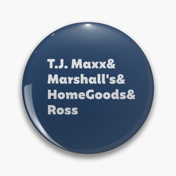 Item preview, T.J. Maxx & Marshall’s & HomeGoods & Ross – Funny Retail Addict Typography Design designed and sold by JUSTIFYbyGDB.