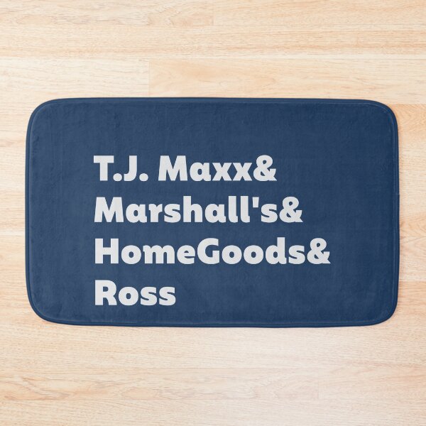 Item preview, T.J. Maxx & Marshall’s & HomeGoods & Ross – Funny Retail Addict Typography Design designed and sold by JUSTIFYbyGDB.