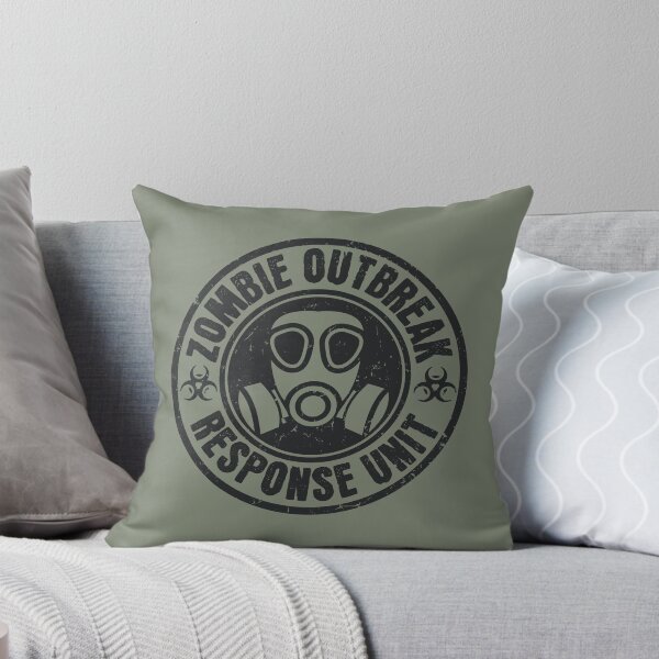 Item preview, Zombie Outbreak Response Unit Distressed Gas Mask Seal designed and sold by AnAzArt.