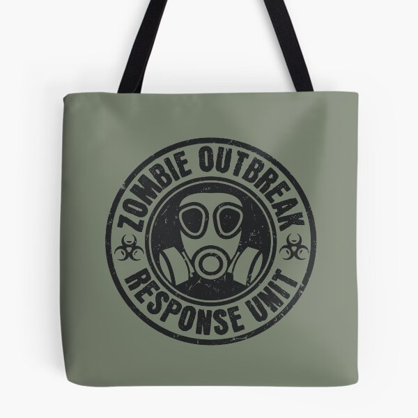 Item preview, Zombie Outbreak Response Unit Distressed Gas Mask Seal designed and sold by AnAzArt.
