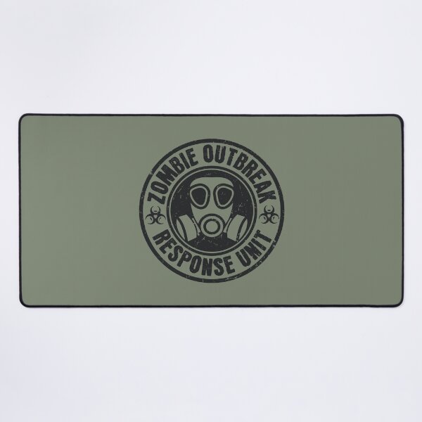 Item preview, Zombie Outbreak Response Unit Distressed Gas Mask Seal designed and sold by AnAzArt.