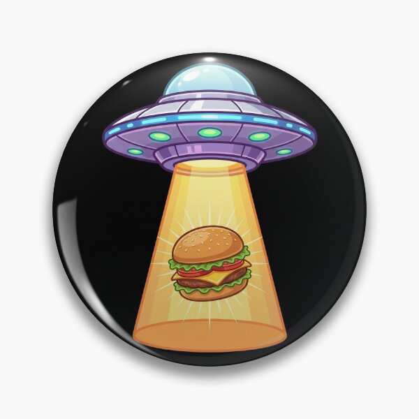 Item preview, UFO beams up burgers designed and sold by ReneMM.
