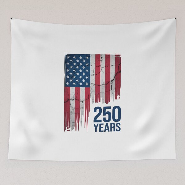 Artikelvorschau, Beschädigte amerikanische Flagge nach 250 Jahren entworfen und verkauft von jkrphoto.