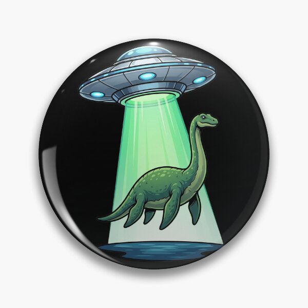 Item preview, UFO beams monster from Loch Ness designed and sold by ReneMM.