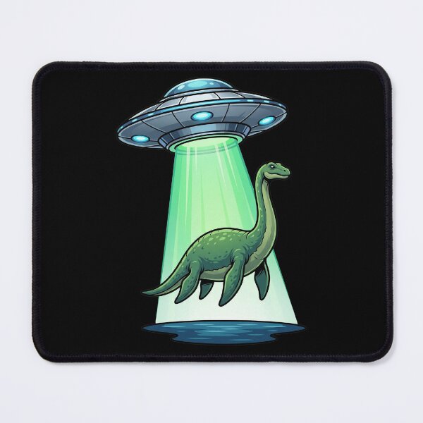Item preview, UFO beams monster from Loch Ness designed and sold by ReneMM.