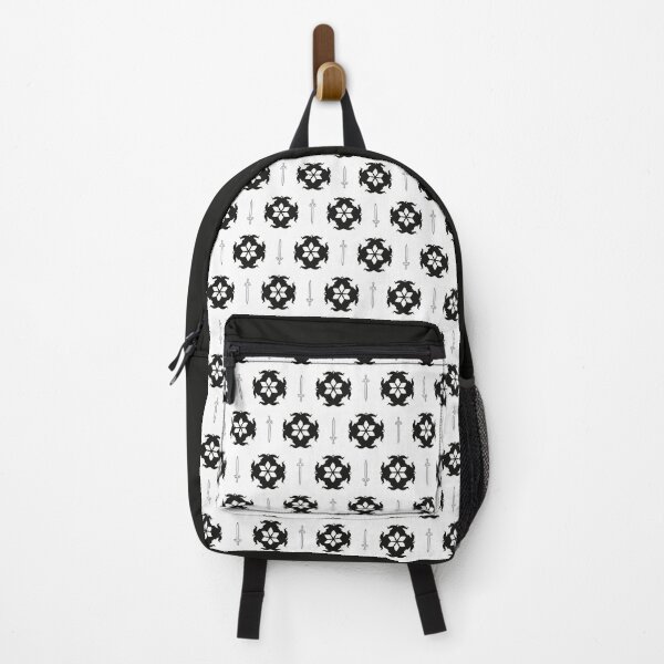 Item preview, Flower Knight Pattern - Black and White designed and sold by Daniel Bevis Design.