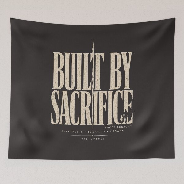 Item preview, Built By Sacrifice Shirt | Father Son Legacy Tee | Masculine Streetwear | Boogy Legacy designed and sold by BOOGY LEGACY™.