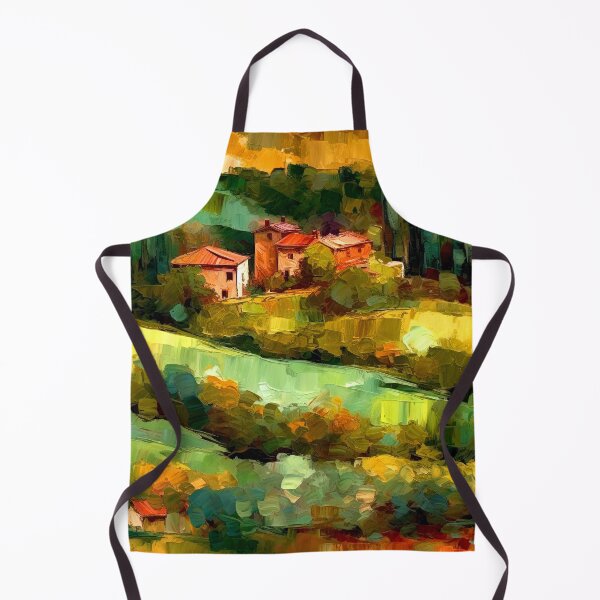 Item preview, Italian Rural Hills Countryside Colorful Landscape Digital Art designed and sold by DEC02.