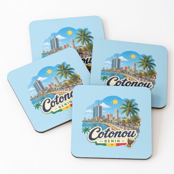 Item preview, Cotonou, Benin Tropical Waterfront designed and sold by Myra365Art.