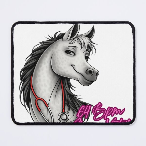 Item preview, Design "64 BPM, go cardio!" designed and sold by petsfamilyart.
