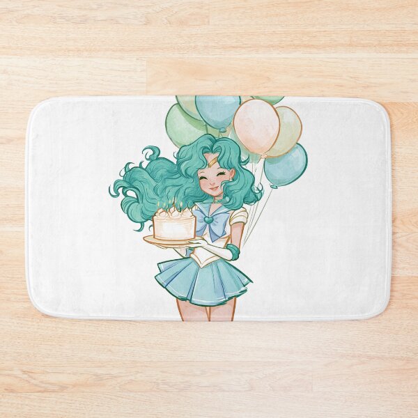 Item preview, Sailor Neptune birthday cake party card designed and sold by spiritedmuse.