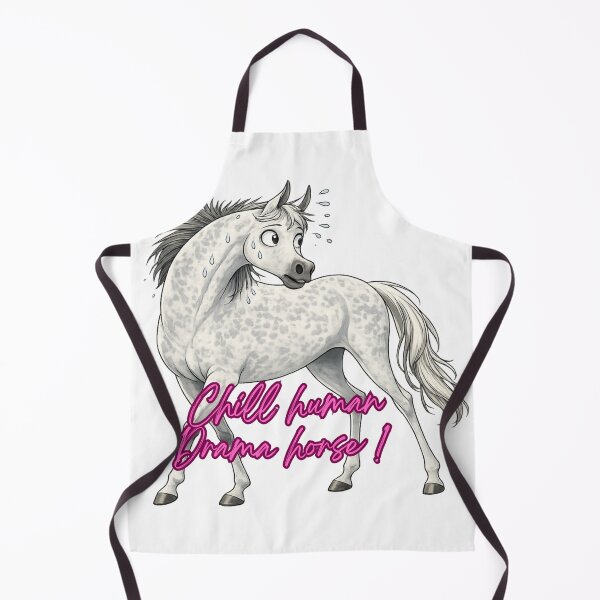Item preview, Design "chill human, drama horse" designed and sold by petsfamilyart.