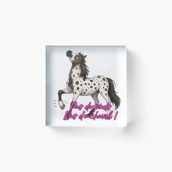 Item preview, Design "no foot, no horse!" designed and sold by petsfamilyart.