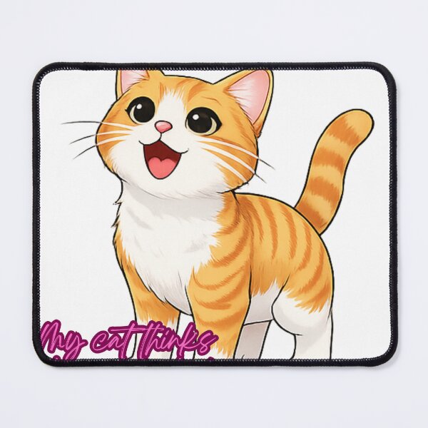 Item preview, Design "My cat thinks it's a podcast" designed and sold by petsfamilyart.