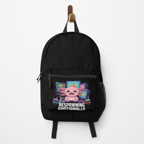 Item preview, Respawning Emotionally Cute Axolotl Gamer Meme designed and sold by Fitswear.