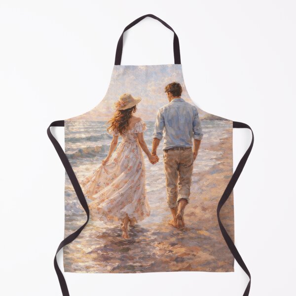 Item preview, Romantic Walk by the Sea designed and sold by JcAbstractArt.