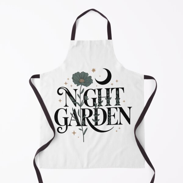 Item preview, Night Garden Celestial Botanical Typography Design designed and sold by FusiTink.