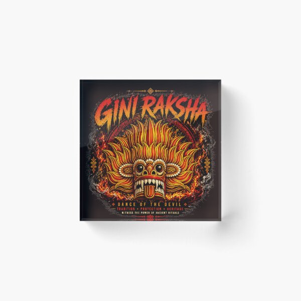 Item preview, Gini Raksha Sri Lankan Devil Mask designed and sold by Mahasona Wear.