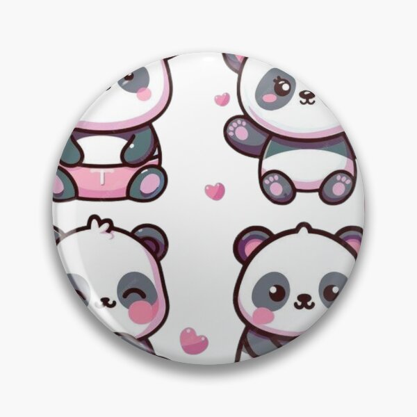 Item preview, Cute Panda Sticker Pack | Kawaii Panda Bears | Pastel Cute Animal Stickers designed and sold by ZYNORAworld.