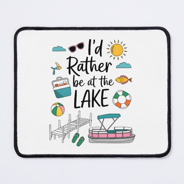 Item preview, Rather Be at the Lake designed and sold by ArtHavenDesign.